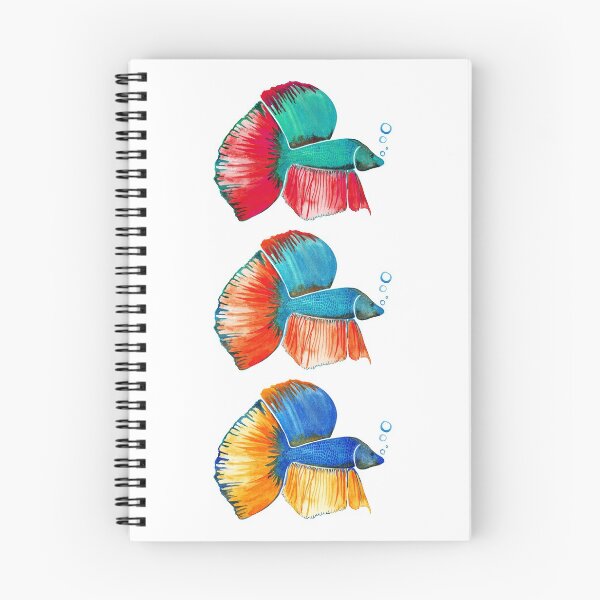 Item preview, Colorful Blue Siamese Fighter Fish designed and sold by Ann Umer.