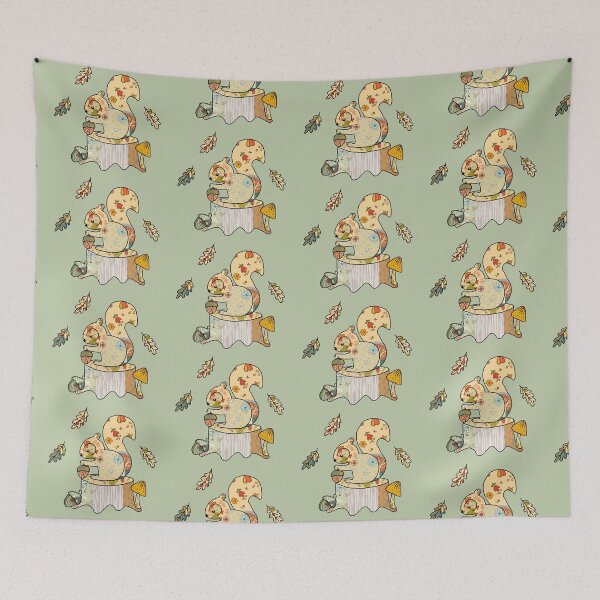 Item preview, Colorful squirrel designed and sold by Blumchen.