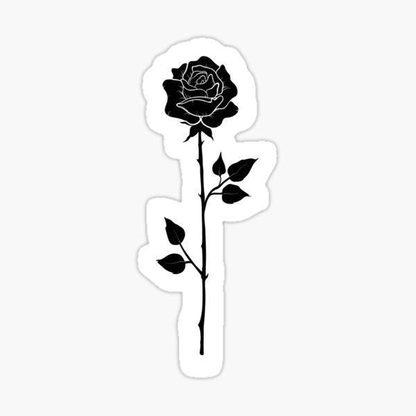 Black Rose Aesthetic Sticker | Images and Photos finder