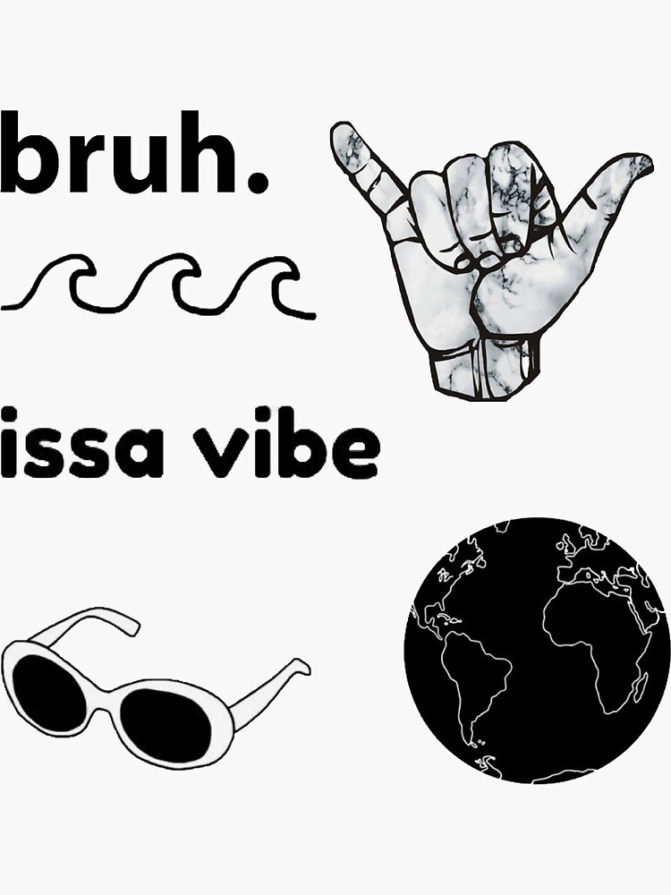 black white sticker pack sticker by stickerwords101