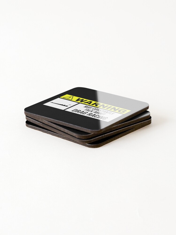 Thumbnail 4 of 5, Coasters (Set of 4), Drag Racing designed and sold by nomoregravity.
