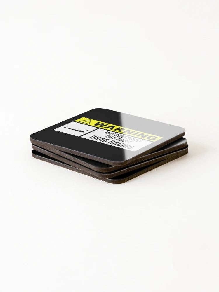 Thumbnail 4 of 5, Coasters (Set of 4), Drag Racing designed and sold by nomoregravity.