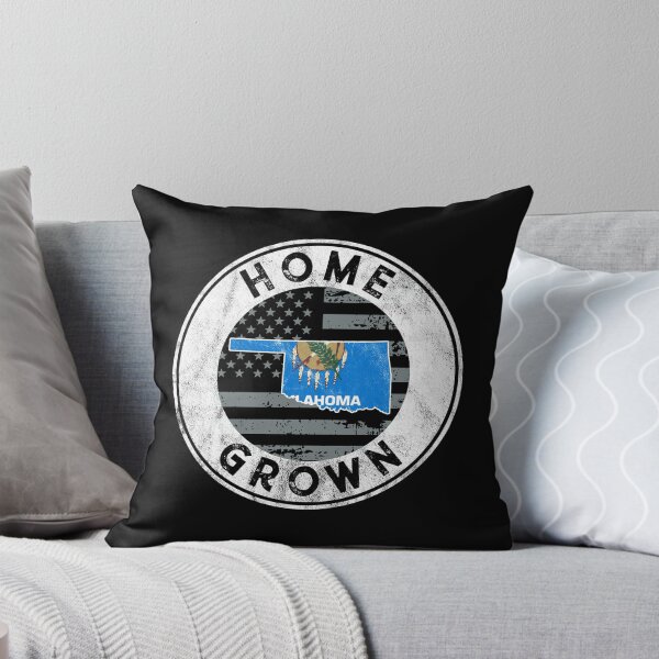 Item preview, Oklahoma Native Home Grown Quote State American Flag Pride design designed and sold by CreatedByHeidi.