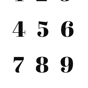 Artwork thumbnail, Numbers code by Anma-H