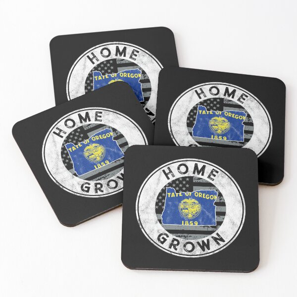 Item preview, Oregon Native Home Grown Quote State American Flag Pride OR design designed and sold by CreatedByHeidi.