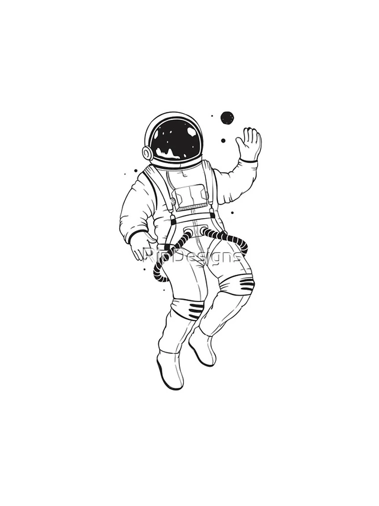 Thumbnail 5 of 5, iPhone Case, Cute Spaceman Astronaut Sticker designed and sold by RipDesigns.