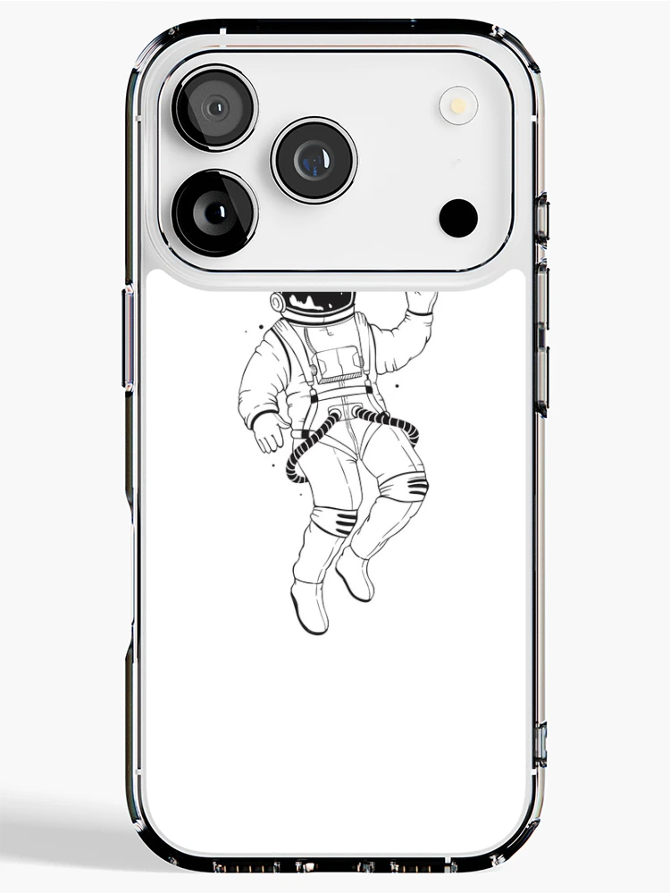 Thumbnail 1 of 5, iPhone Case, Cute Spaceman Astronaut Sticker designed and sold by RipDesigns.