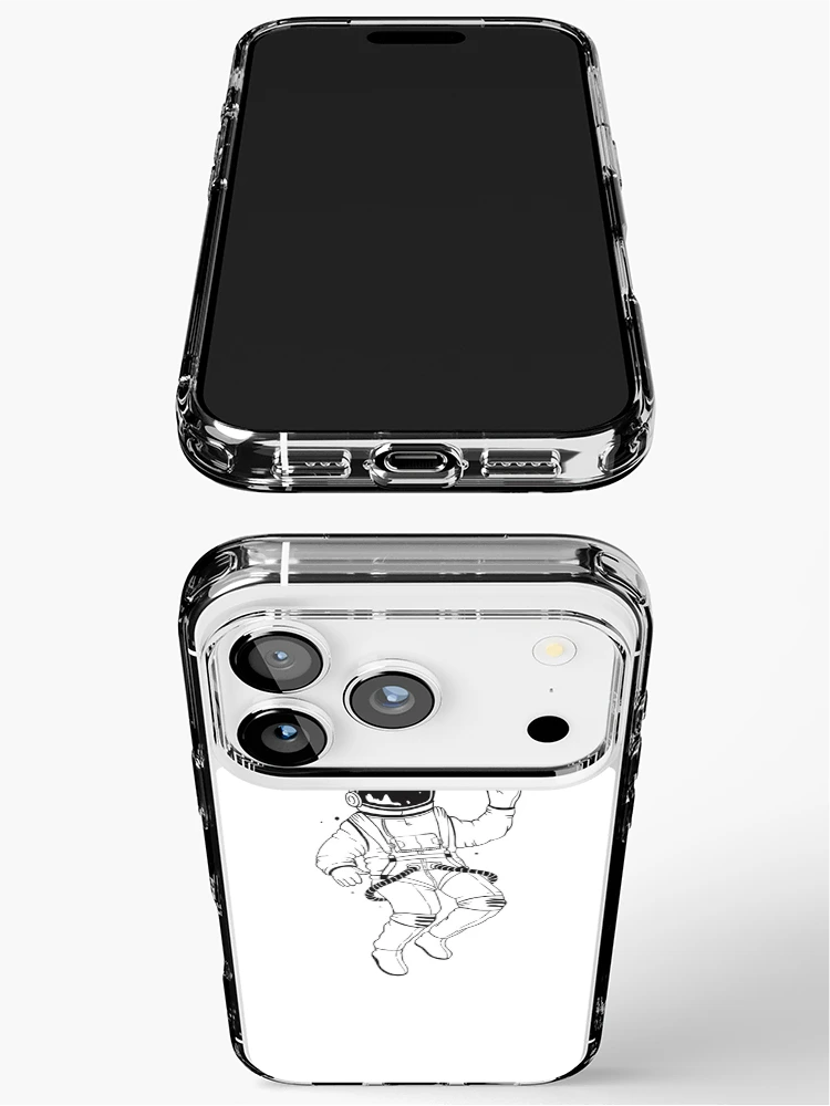 Thumbnail 3 of 5, iPhone Case, Cute Spaceman Astronaut Sticker designed and sold by RipDesigns.