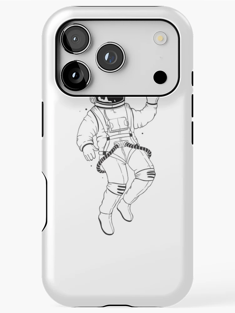 Thumbnail 1 of 4, iPhone Case, Cute Spaceman Astronaut Sticker designed and sold by RipDesigns.