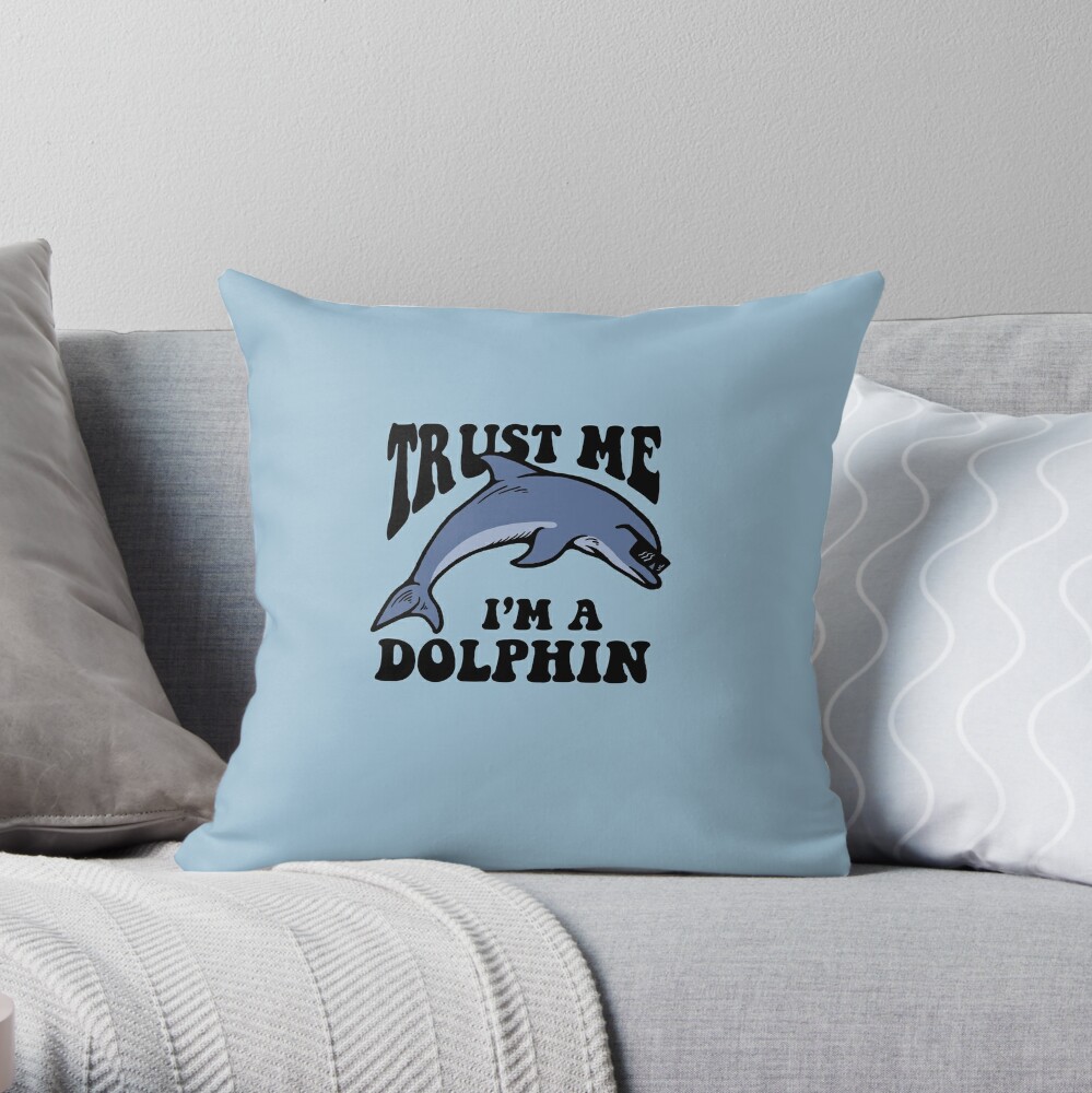 Dumbshirts Trust Me I'm A Dolphin Pin