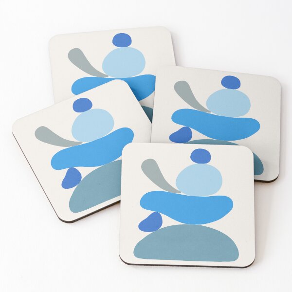 Item preview, Blue Scoop // Abstract designed and sold by The Wellington Boot.