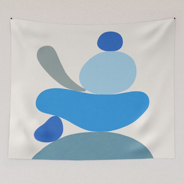 Item preview, Blue Scoop // Abstract designed and sold by The Wellington Boot.