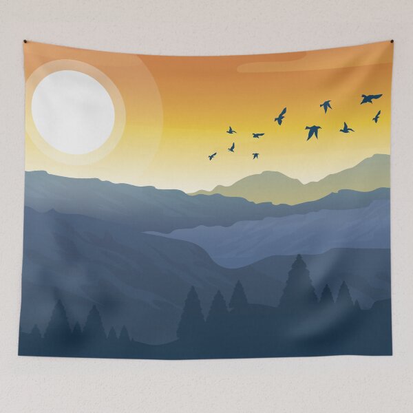 Item preview, Landscape Mountain Sunrise Scene designed and sold by Logic72.