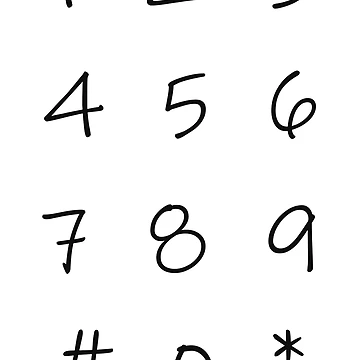 Artwork thumbnail, Numbers code fine by Anma-H