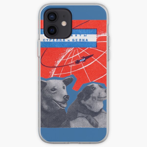 1960 Space Dogs Strelka and Belka iPhone Soft Case