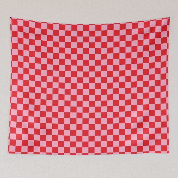 Item preview, Checkered Pink and Red designed and sold by lornakay.
