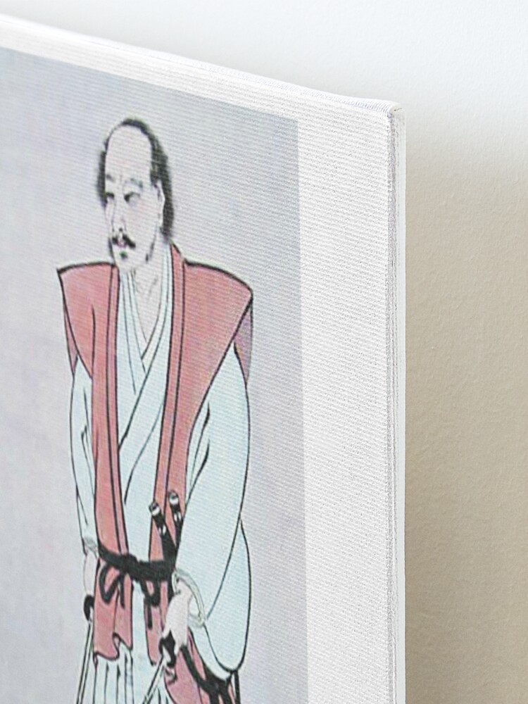 Alternate view of MUSASHI. Miyamoto Musashi, Self-portrait, Samurai, writer and artist, c. 1640. Mounted Print