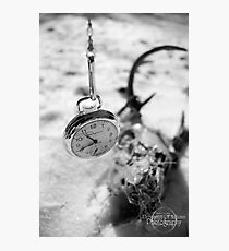 When Time Runs Out... Photographic Print