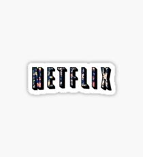 Floral Netflix Sticker