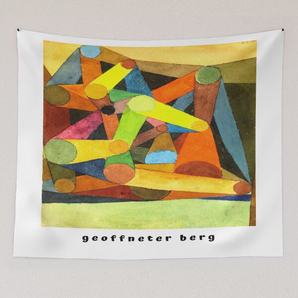 Item preview, Paul Klee Art t-shirt Geoffneter Berg designed and sold by AvantGardeArt52.