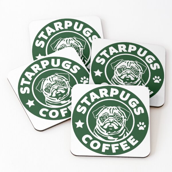 Item preview, Starpugs; Coffee; designed and sold by StickerApe.