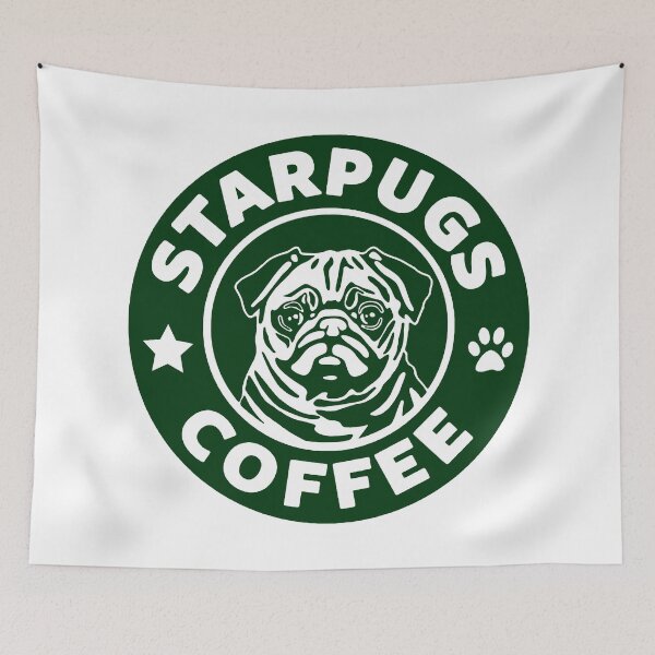 Item preview, Starpugs; Coffee; designed and sold by StickerApe.