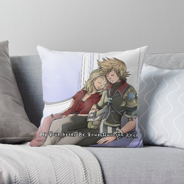 Kingdom Sleepy Heart Throw Pillow