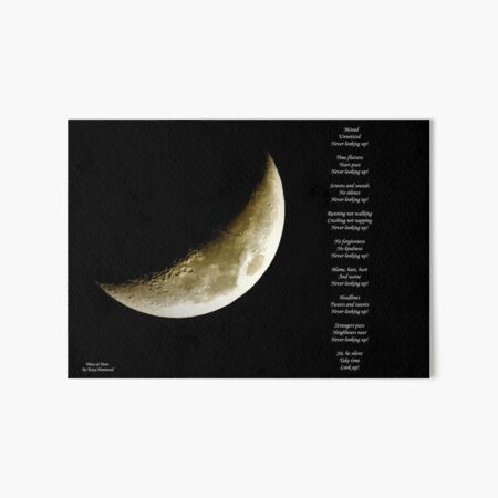 Look up! Original Poem & Photo Art Board Print