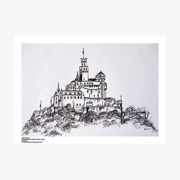 Marksburg Castle Photographic Print