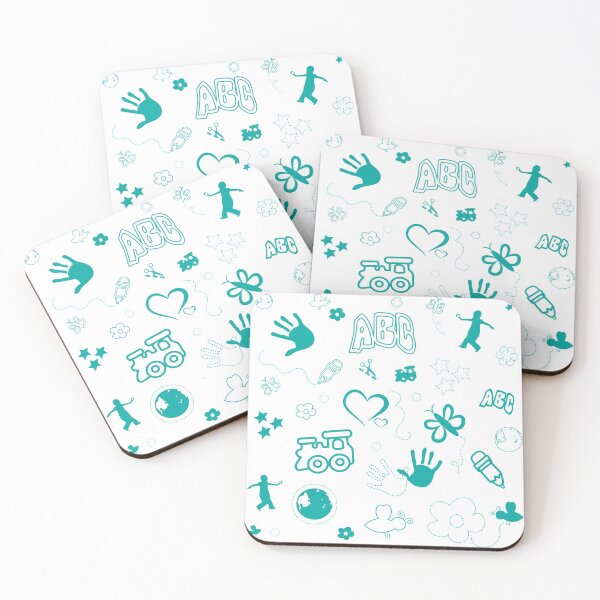 Item preview, Kids Preschool Background Pattern designed and sold by serenaking.