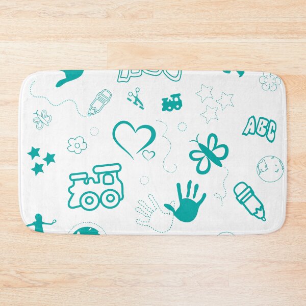 Item preview, Kids Preschool Background Pattern designed and sold by serenaking.