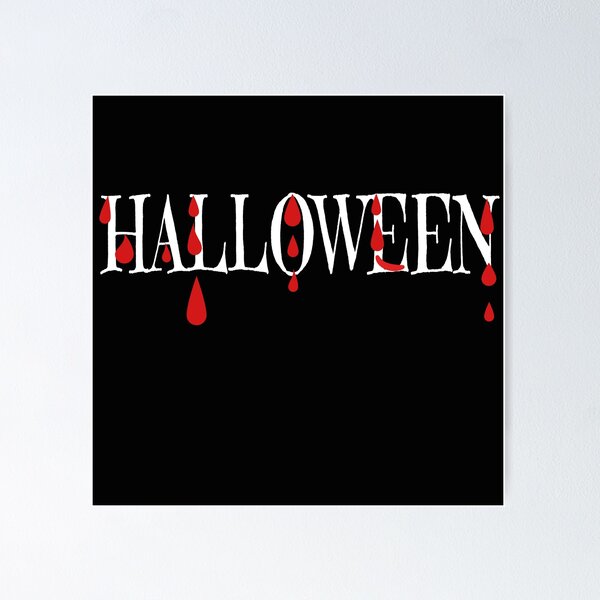 Item preview, scary, gruesome halloween with blood designed and sold by designInk.