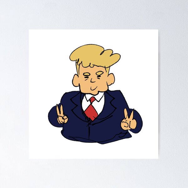 Item preview, Donald Trump Cartoon designed and sold by joshcartoonguy.