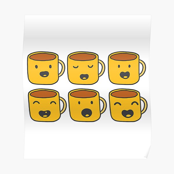 "Happy Mugs" Poster for Sale by oliverxemily Redbubble