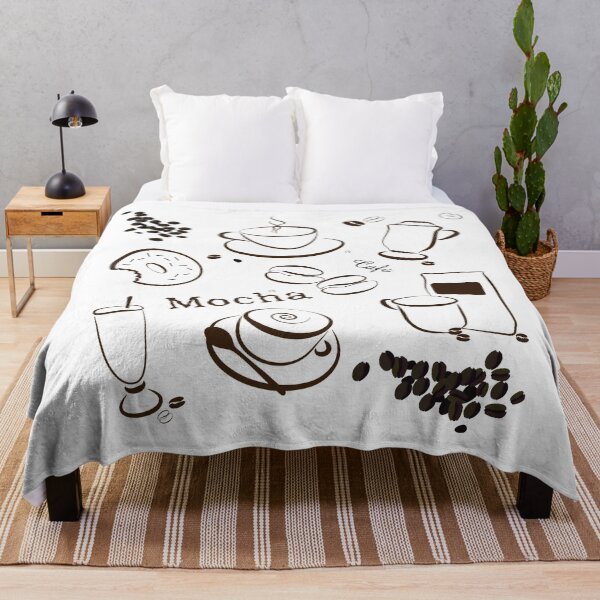 Item preview, Coffee Background Pattern designed and sold by serenaking.