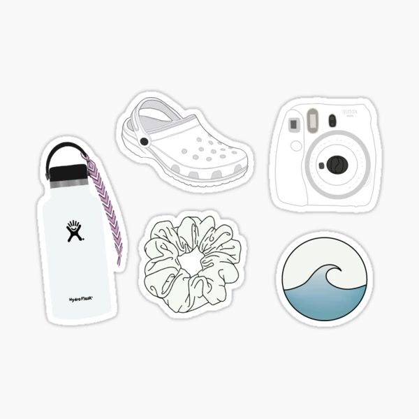 Baby Blue Hydro Flask Sticker for Sale by Haley Biemiller