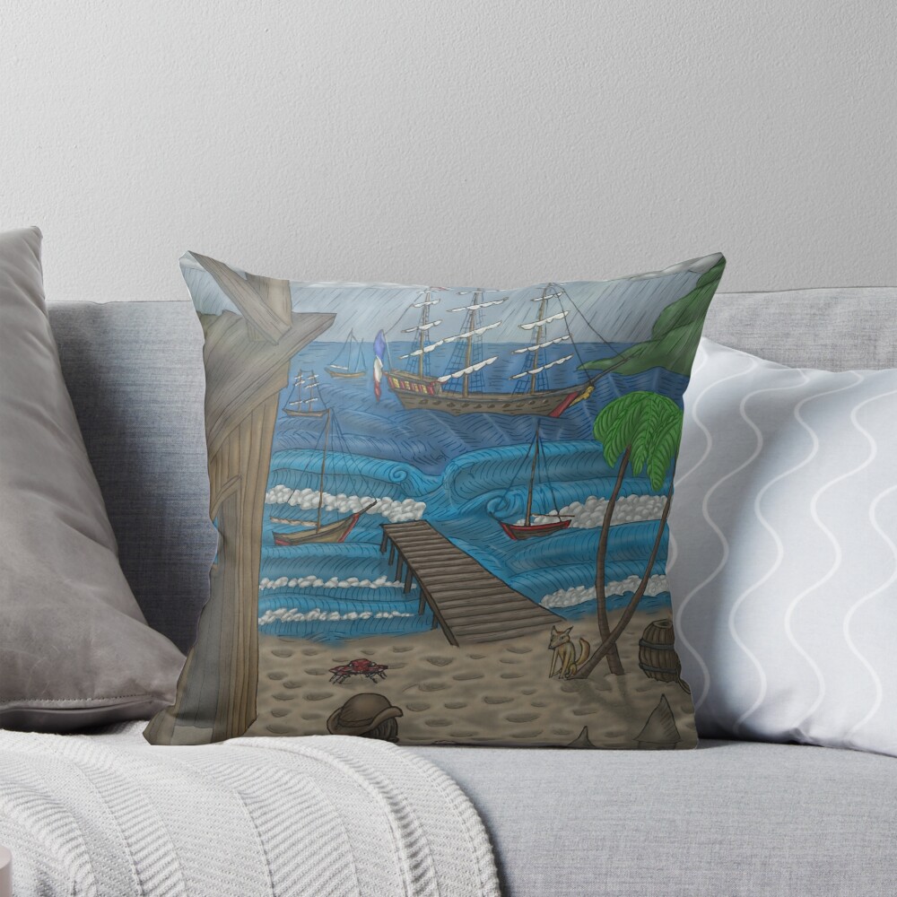Item preview, Throw Pillow designed and sold by Ordovich.