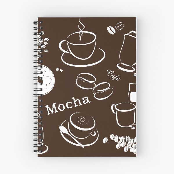 Item preview, Coffee Background Pattern - Dark designed and sold by serenaking.