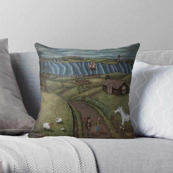 To Ballyclare by Ordovich Throw Pillow