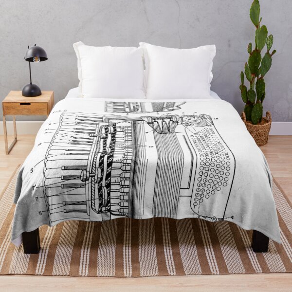 Item preview, Accordion Patent 1957 - Black designed and sold by InkedArtPrints.