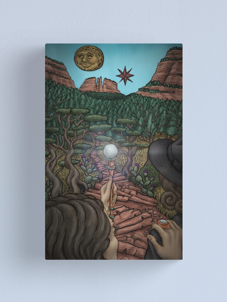 Alternate view of She Illuminates the Path by Ordovich Canvas Print