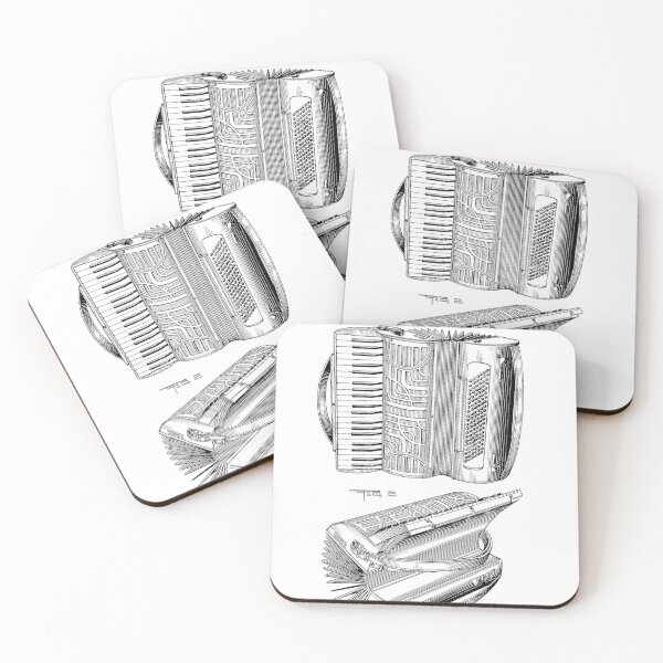 Item preview, Accordion Patent 1938 - Black designed and sold by InkedArtPrints.