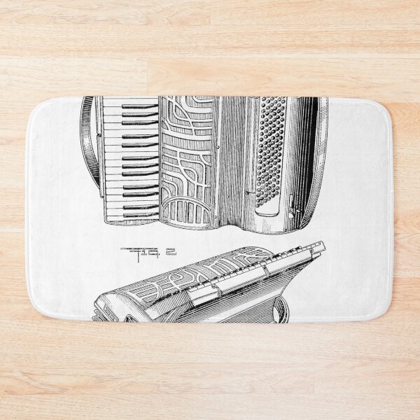 Item preview, Accordion Patent 1938 - Black designed and sold by InkedArtPrints.