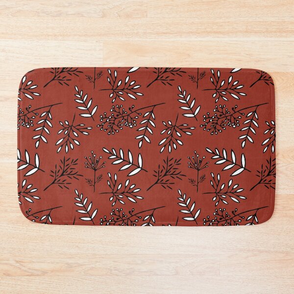 Item preview, autumn leaves terracotta pattern designed and sold by gata-iris.