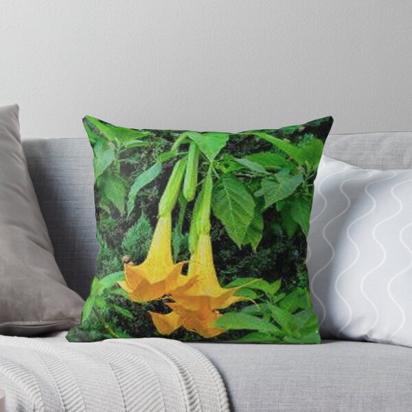 Artikelvorschau, ABSTRAKTE KUNST-ORANGE ENGELS-TROMPETEN-TROPISCHEN BLUMEN entworfen und verkauft von sharlesart.