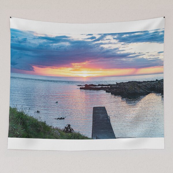 Item preview, Scarfskerry Harbour Sunset designed and sold by ScotLandscapes.