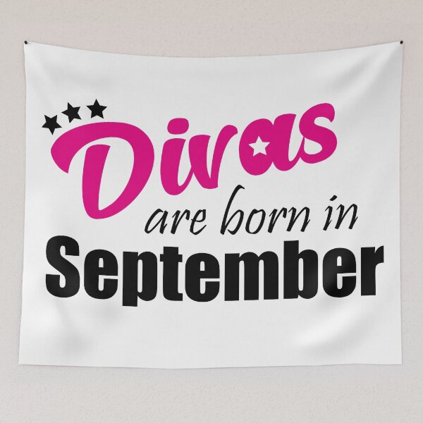 Item preview, Divas are born in September designed and sold by square-lemon.