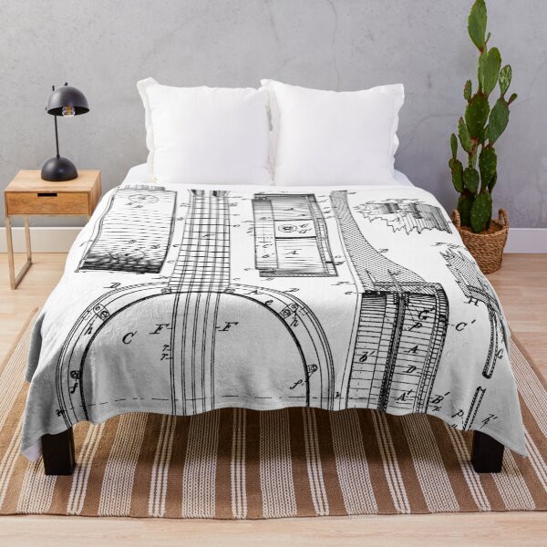 Item preview, Banjo Patent 1882 - Black designed and sold by InkedArtPrints.