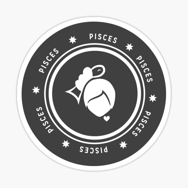Pisces - Dark Sticker