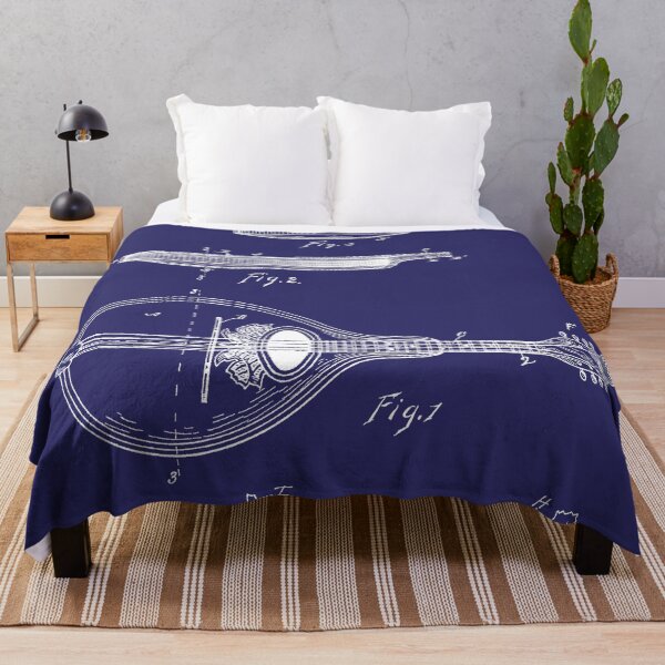 Item preview, Mandolin Patent 1898 - White designed and sold by InkedArtPrints.